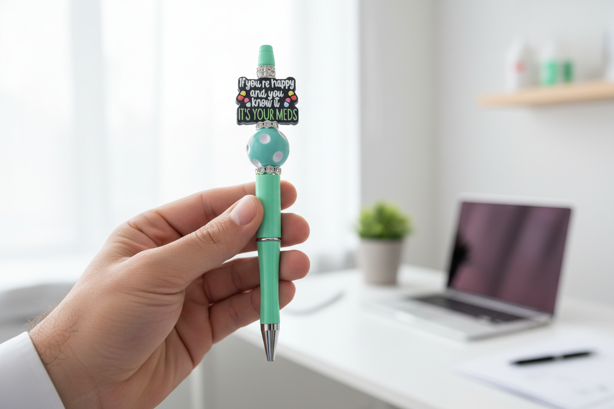 Med Pen lifestyle image with man holding it