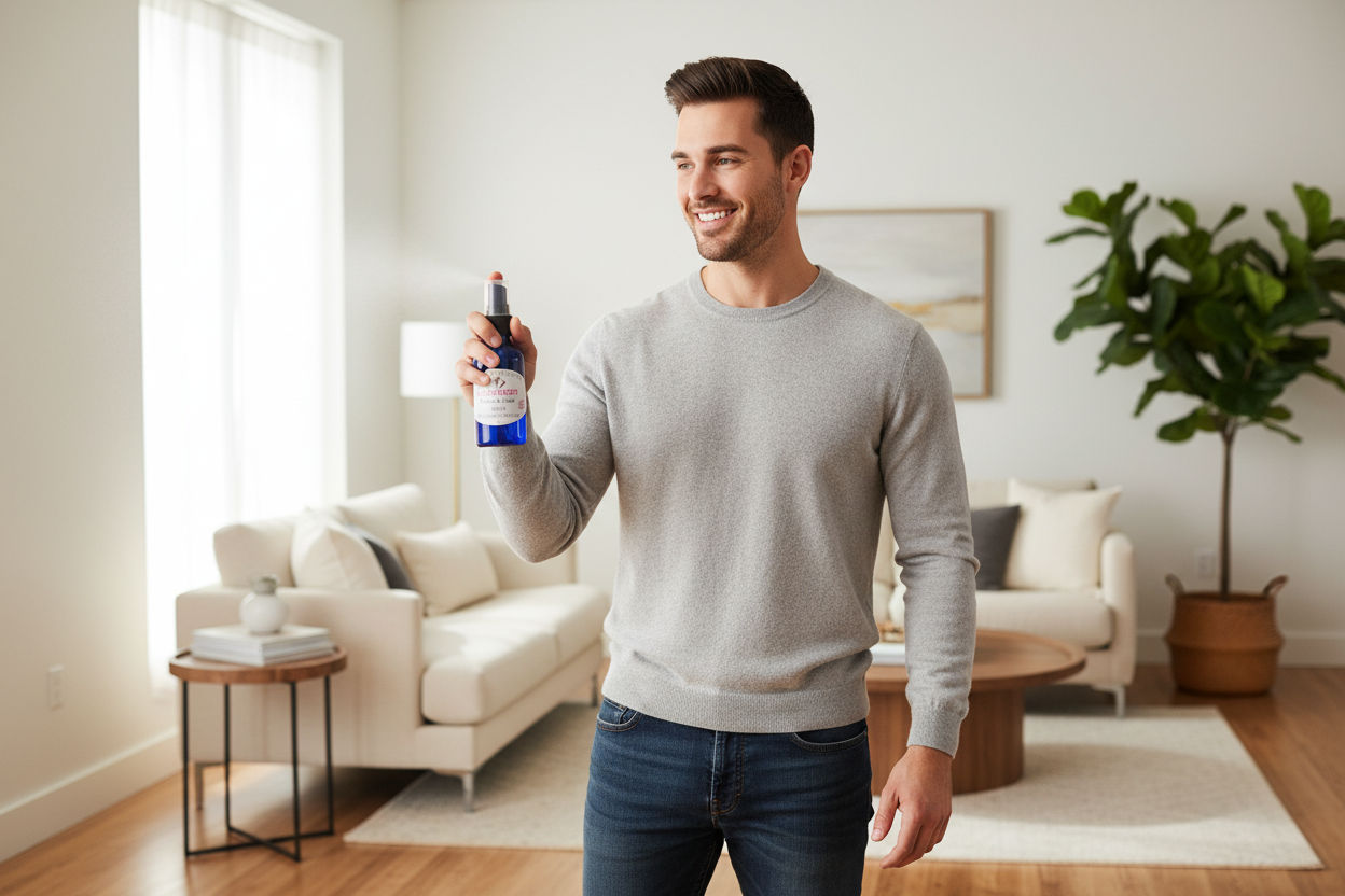 Room and Linen Spray men's lifestyle image