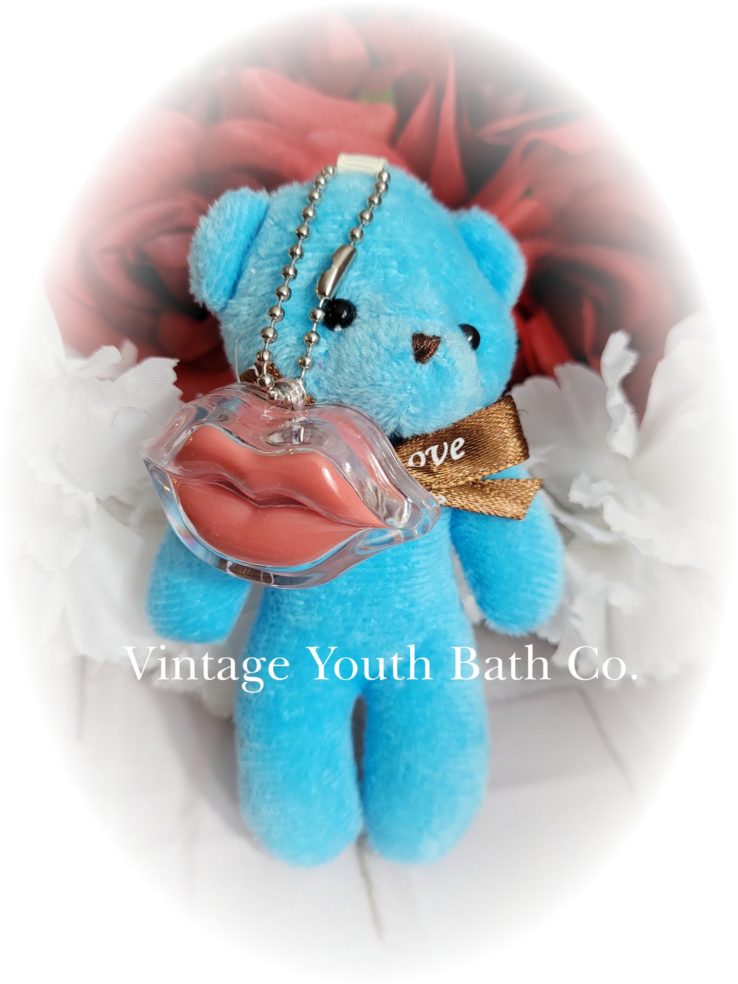 Teddy Bear Key Chain Lip Balms