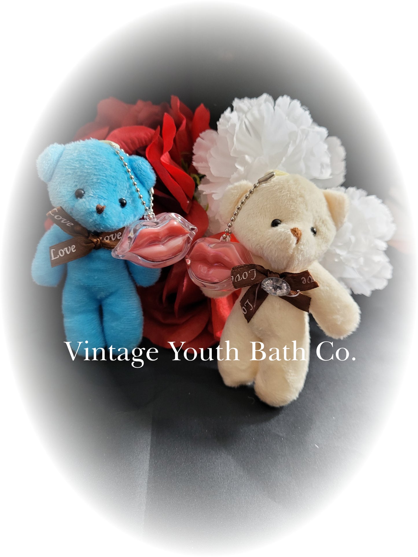 Teddy Bear Key Chain Lip Balms