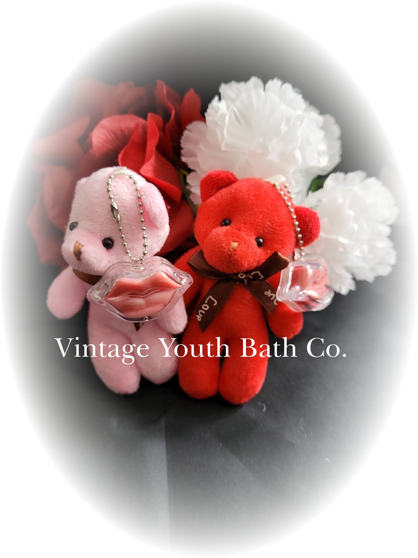 Teddy Bear Key Chain Lip Balms