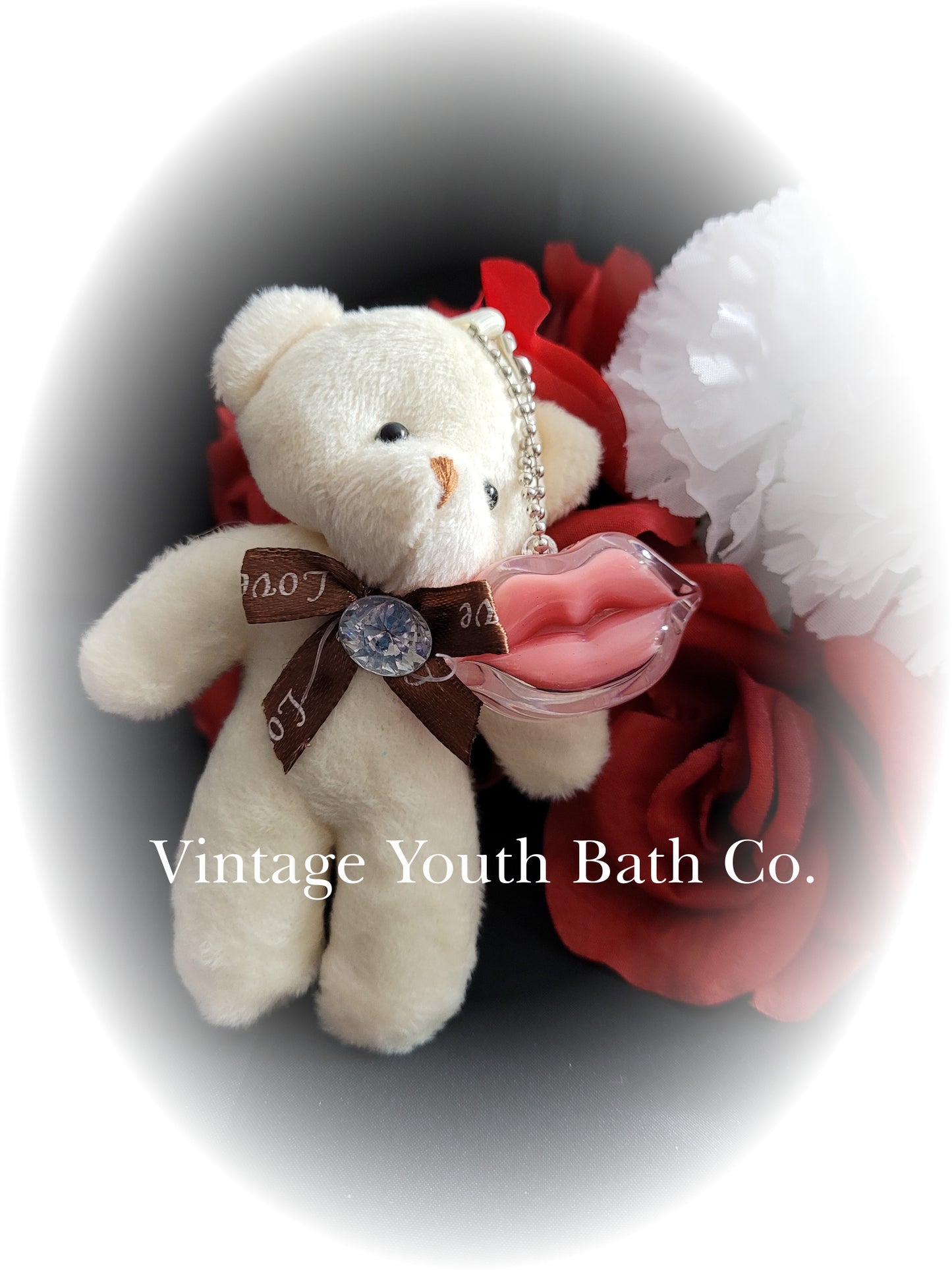 Teddy Bear Key Chain Lip Balms