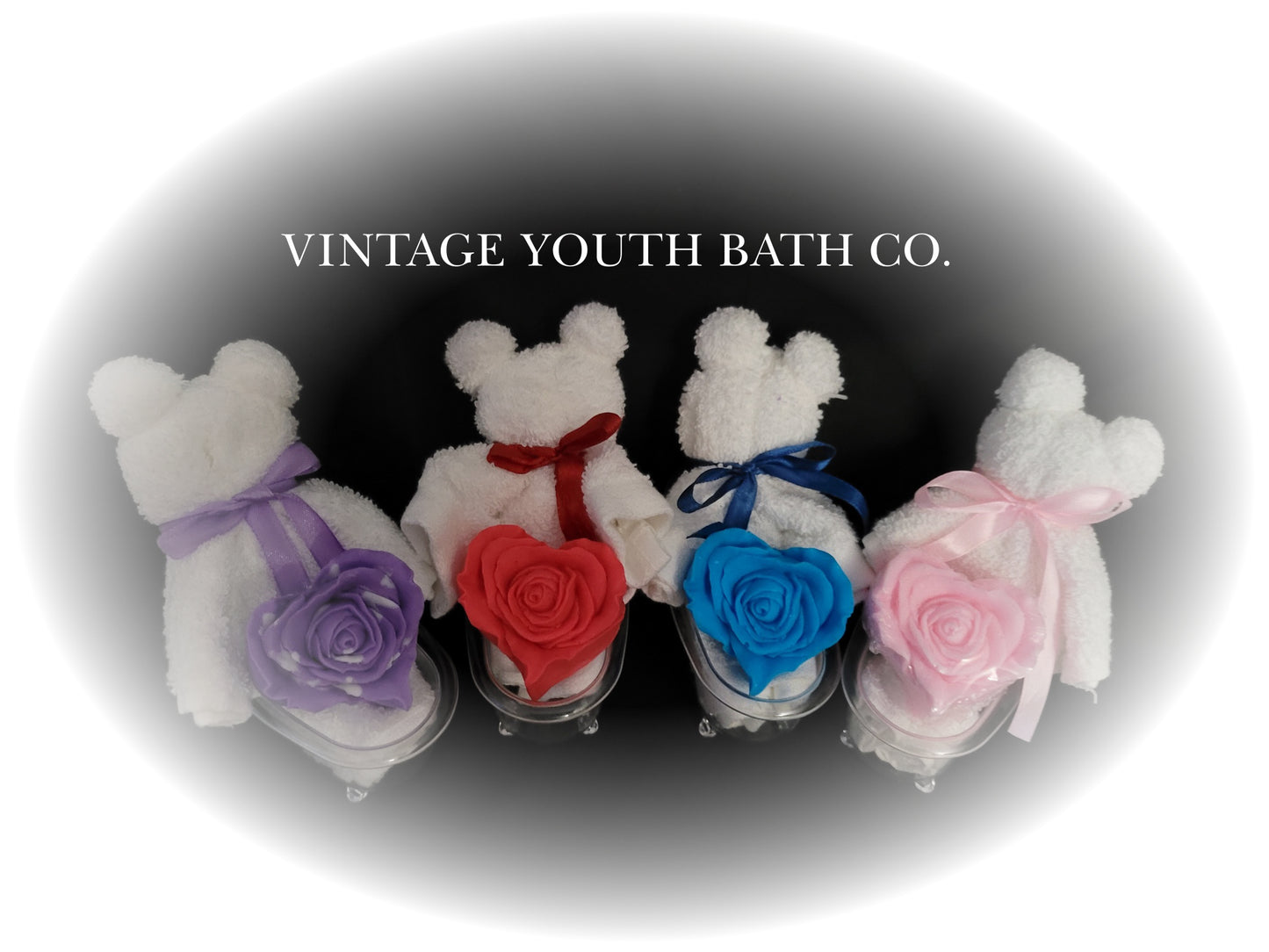 Soap Rose Bear Tub