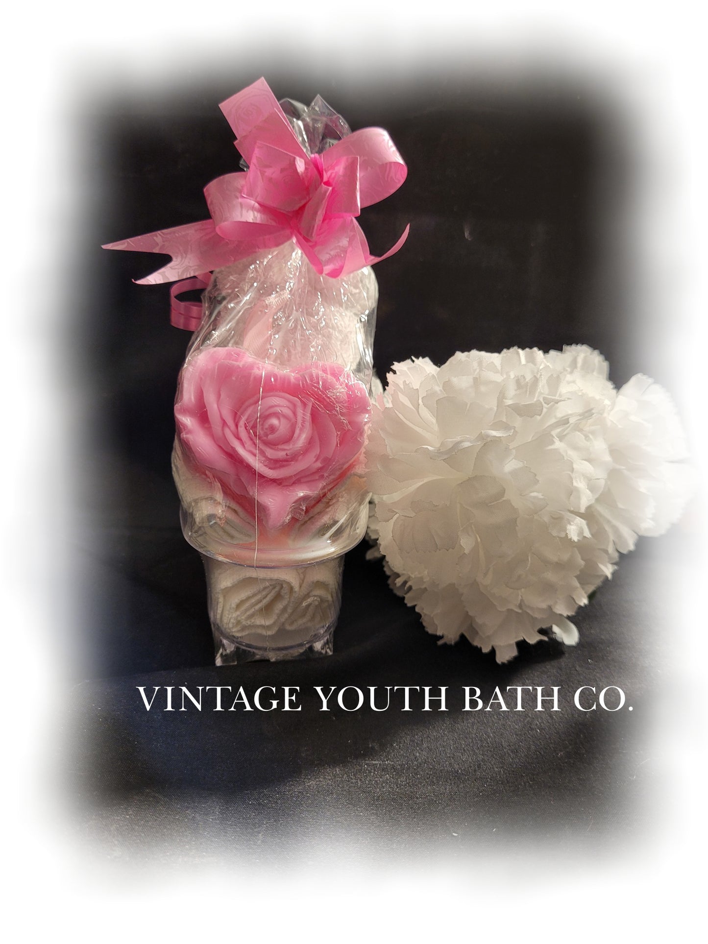 Soap Rose Bear Tub