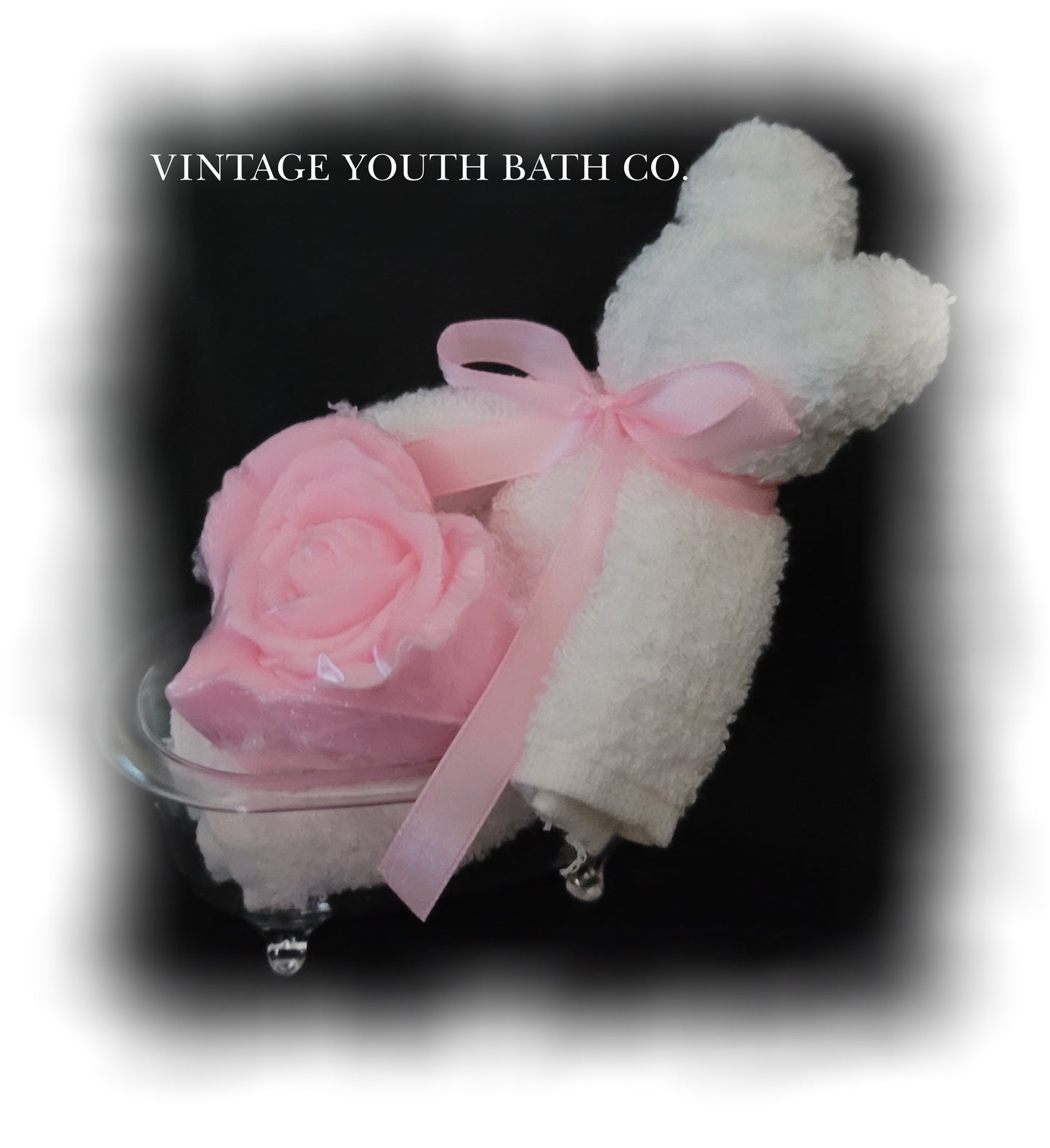 Soap Rose Bear Tub