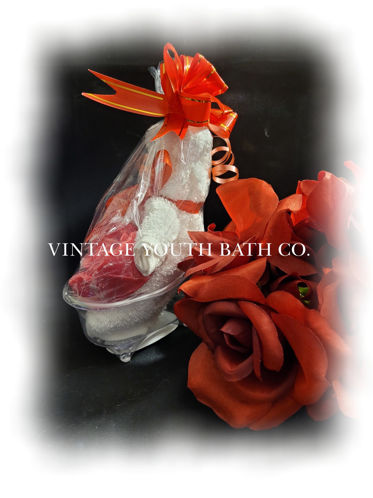 Soap Rose Bear Tub