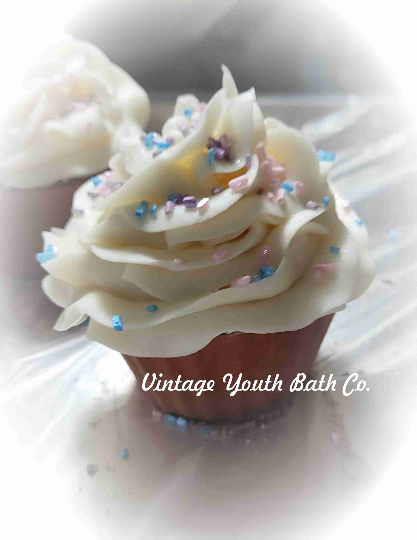 Cupcake Bath Bomb, Bubble icing