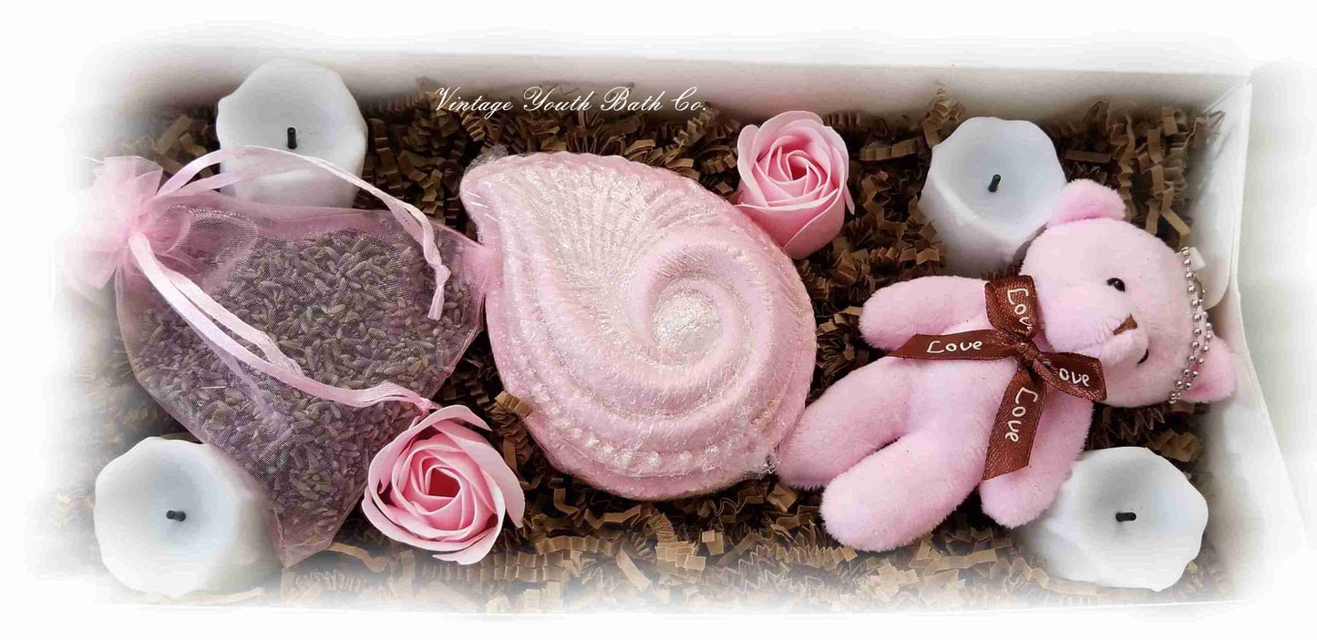 Freya's Tear Pink  Bath Bomb Gift Set