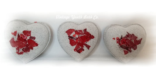 Crystal Heart Bath Bomb