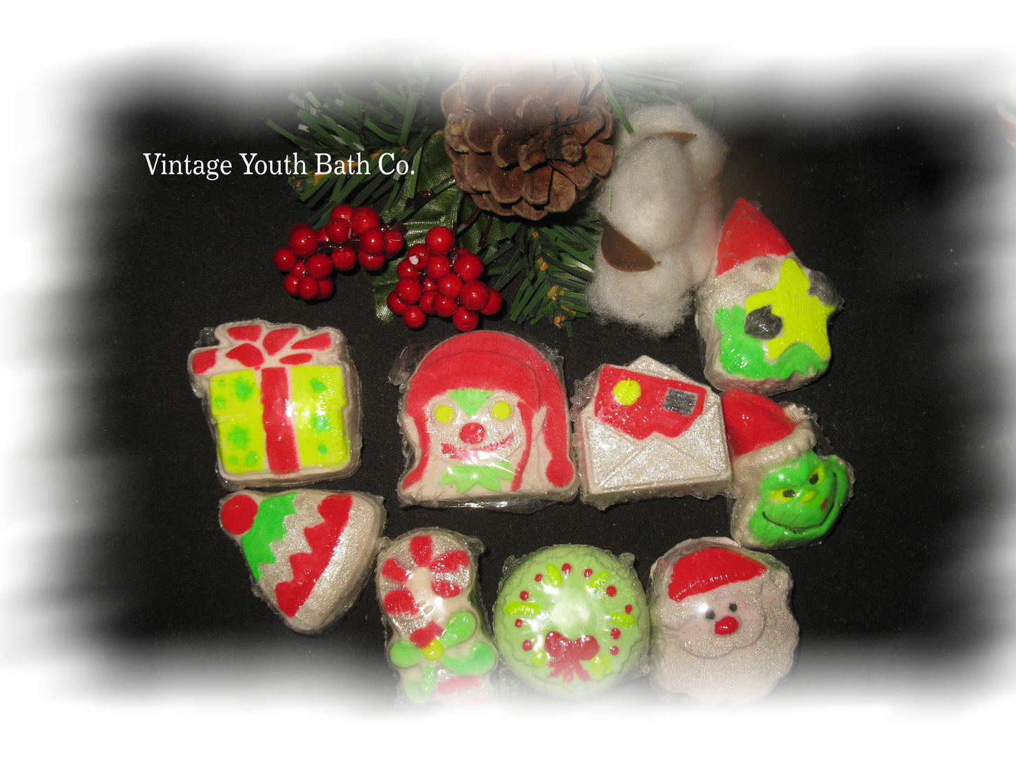 Christmas Mini Stocking Stuffer Bath Bombs