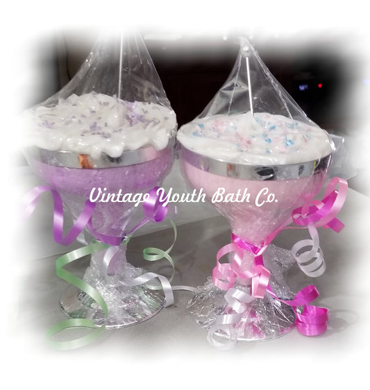 Champagne Glass Bath Salts