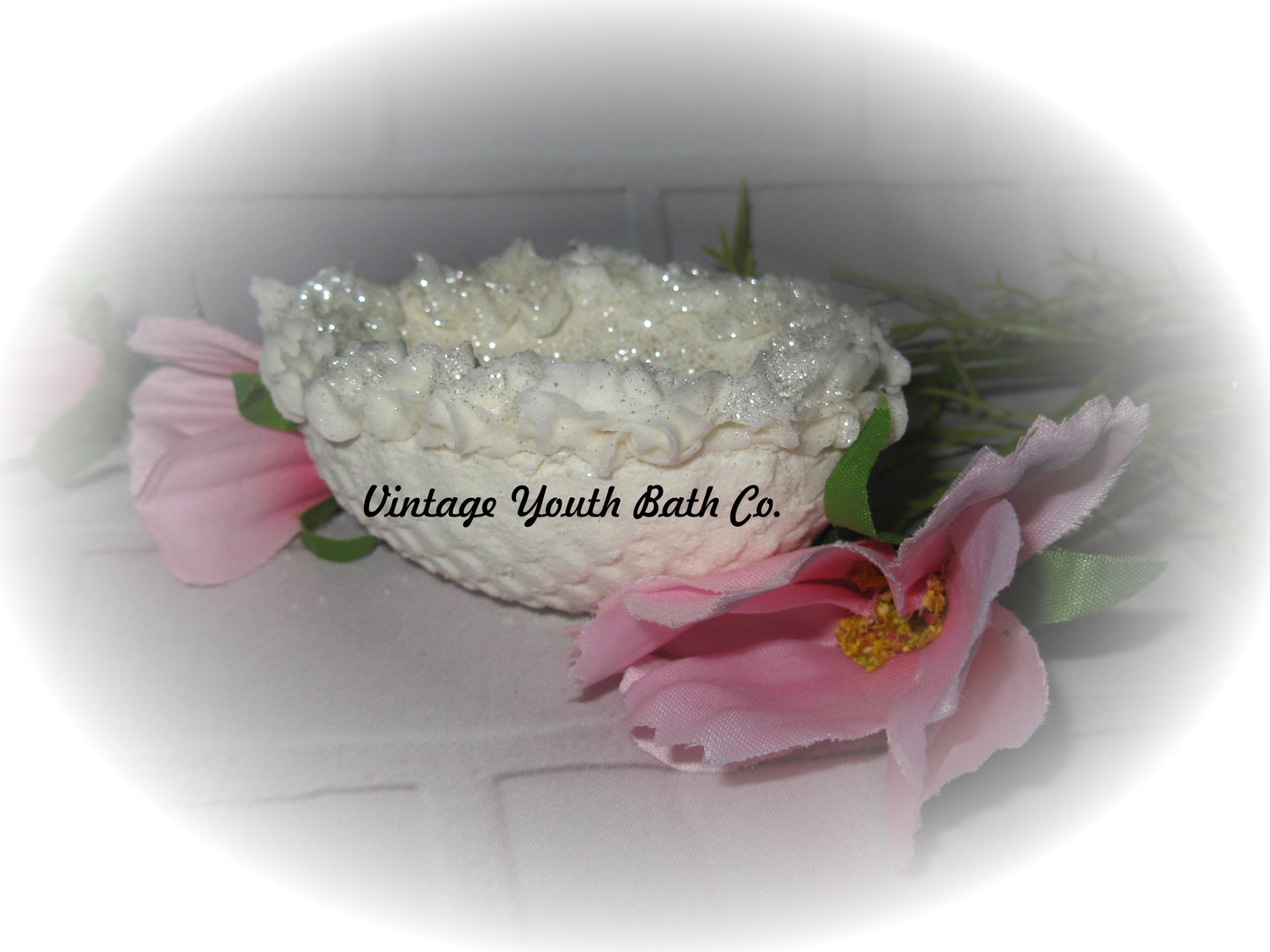 Gender Reveal Bath Bomb Bassinet with soap baby