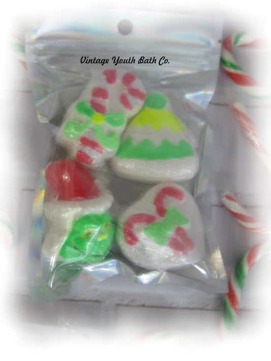 Christmas 4 Pack ( stocking stuffer, hat, candy cane, grinch)