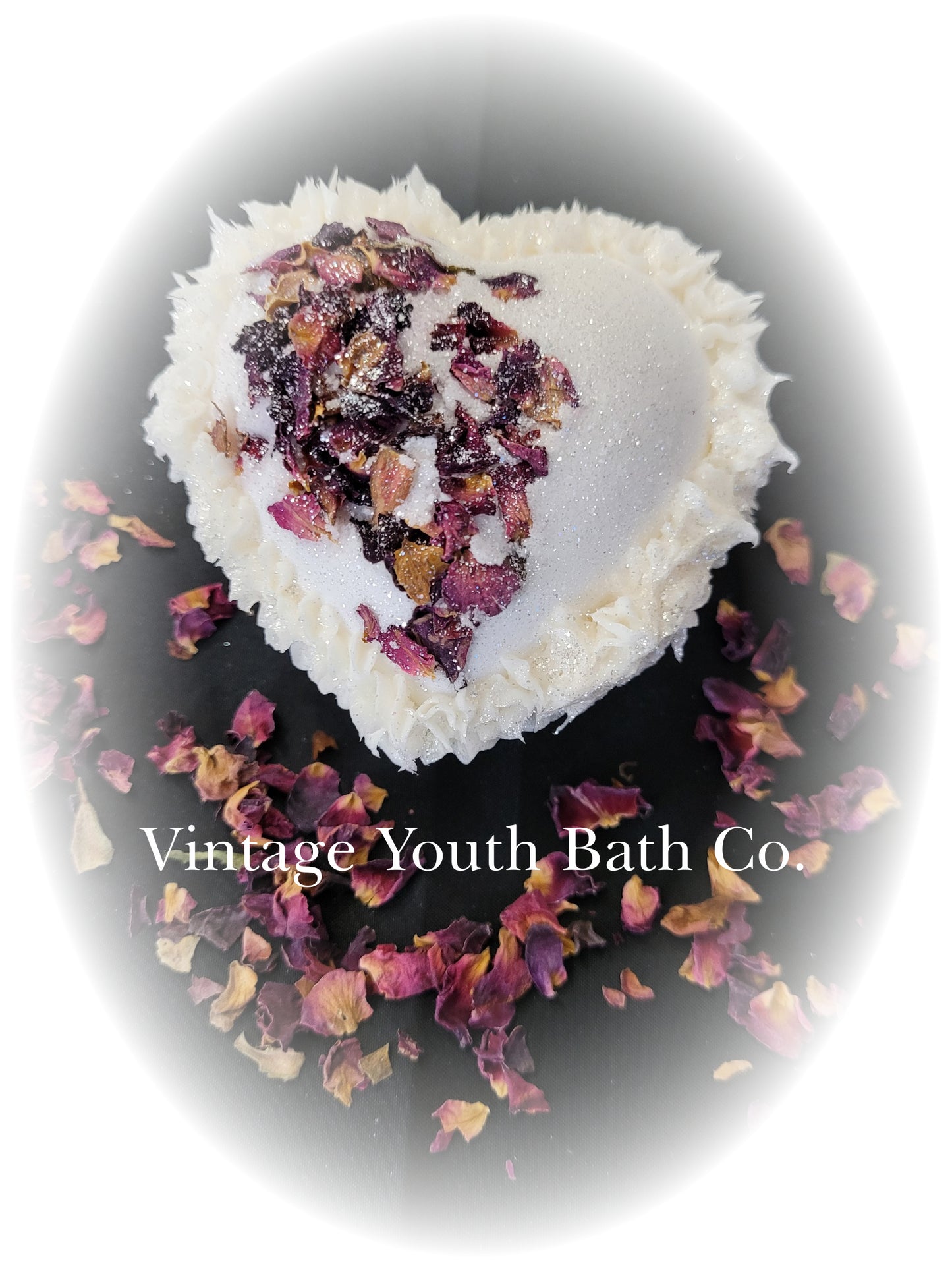 Bubble Icing Heart Bath Bomb